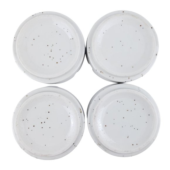 Federal Glass Co Ash Tray Set of 4 Playing Card Suits #S-274 Vintage Round - Picture 9 of 9